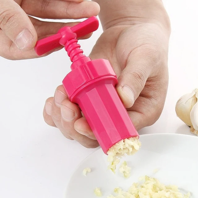 Practical Kitchen Cooking Tools Garlic press Crusher Presser screw squeeze Peeler Garlic Crusher Random Color Practical Kitchen Cooking Tools Garlic press Crusher Presser screw squeeze Peeler Garlic Crusher Random Color
