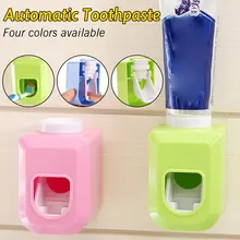 Автоматический Дозатор зубной пасты сплошной цвет дизайн набор аксессуары для ванной комнаты домашняя зубная щетка держатель