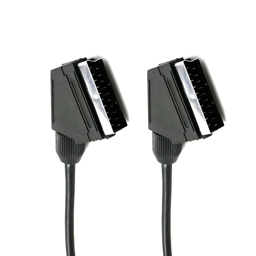 

1.5m European Scart to Scart Cable / Lead 21 Pins Connected Saorview, SKY, Freesat TV, DVDs *30