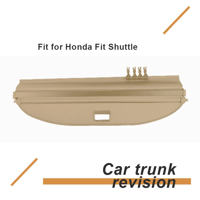 CNparts Автомобильный задний багажник Грузовой чехол для Honda Fit Shuttle автомобиль-Стайлинг Черный защитный щит тени авто аксессуары