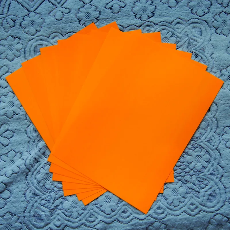 50 см x 25 м/рулон) PU гибкий неоновый оранжевый цвет теплопередающая бумага, винил для одежды полиуретан винил пленка для футболок железо на виниловой наклейке