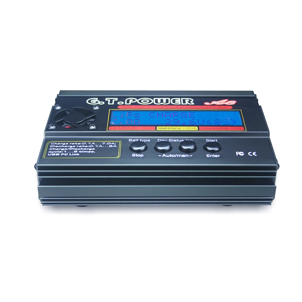 

High Quality G.T.Power A8 150W 7A Smart Balance Battery Charger Discharger For RC Models Multicopter Tools Spare Parts