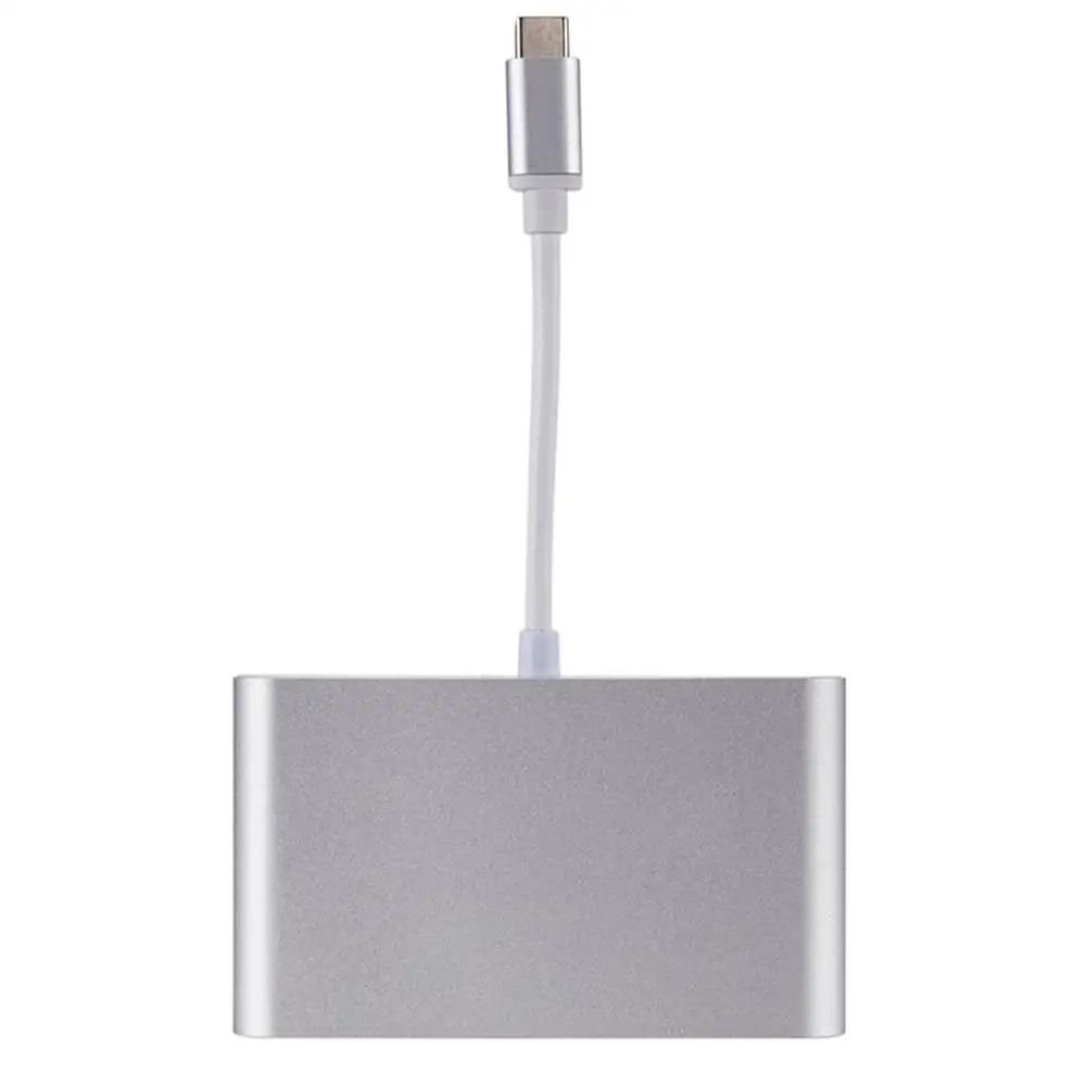 Тип-c к HDMI 4 K Gigabit Ethernet RJ45 порт USB 3,0 USB-C адаптер сетевой карты зарядки конвертер хаб расширения/сплиттер