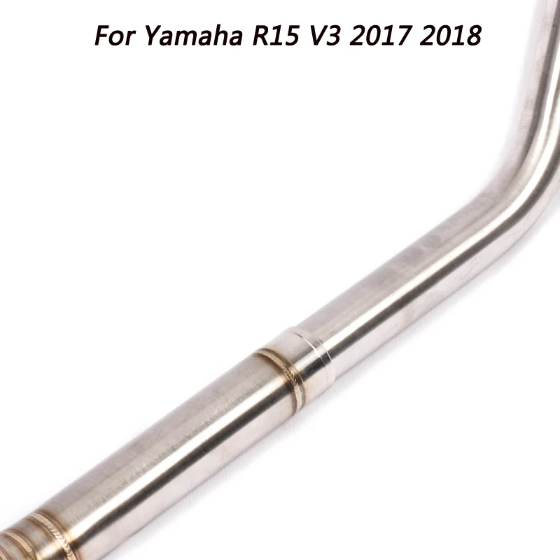 R15 V3 матч 51 мм соединительная трубка полный выхлоп мотоцикл системный глушитель с подключением трубы ссылку Slip on выхлопных газов для Yamaha R15 V3