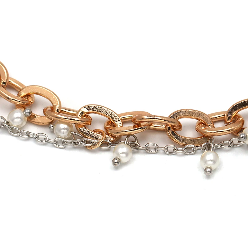 Женщины Многослойные Ключицы Ожерелья Роскошный Crystal Choker Ожерелье Горный