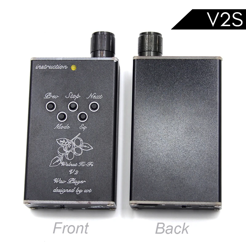 

Walnut V2s Sport MP3 Professional Lossless Expansion AMP Walkman Player 15 Hours Support Headphone Amplifier HiFi Music Playe