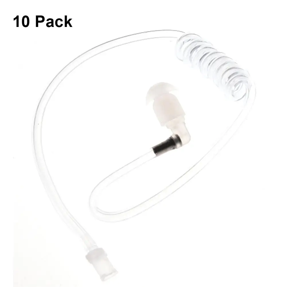 

Intercom Earphone Single Air Conduit Advanced Detachable Radiation-protection Replaceable Air Tube Walkie Talkie Accessories