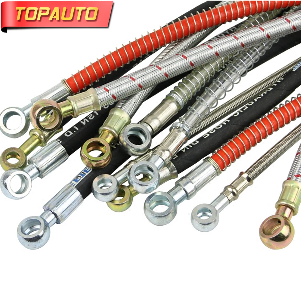 Universal Motocross Truck Hydraulically Enhanced Brake Hose Fuel Pipe Line for ATV Mud Racer Bicycle Auto High Pressure Tubing