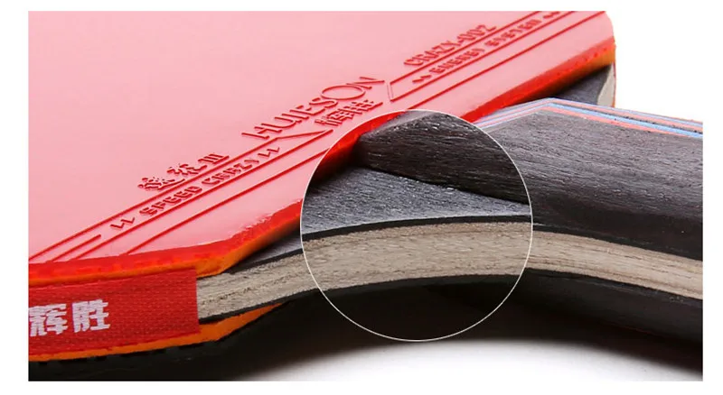 Huieson Carbon Fiber Table Tennis Racket Blade Double Face Pimples-in Racket Rubber Table Tennis Bat with Bag Top Recommended (16)