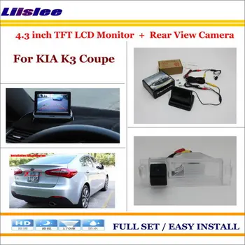 

Liislee For KIA K3 Coupe Car Parking Camera + 4.3" LCD Monitor NTSC PAL = 2 in 1 Parking Rearview System