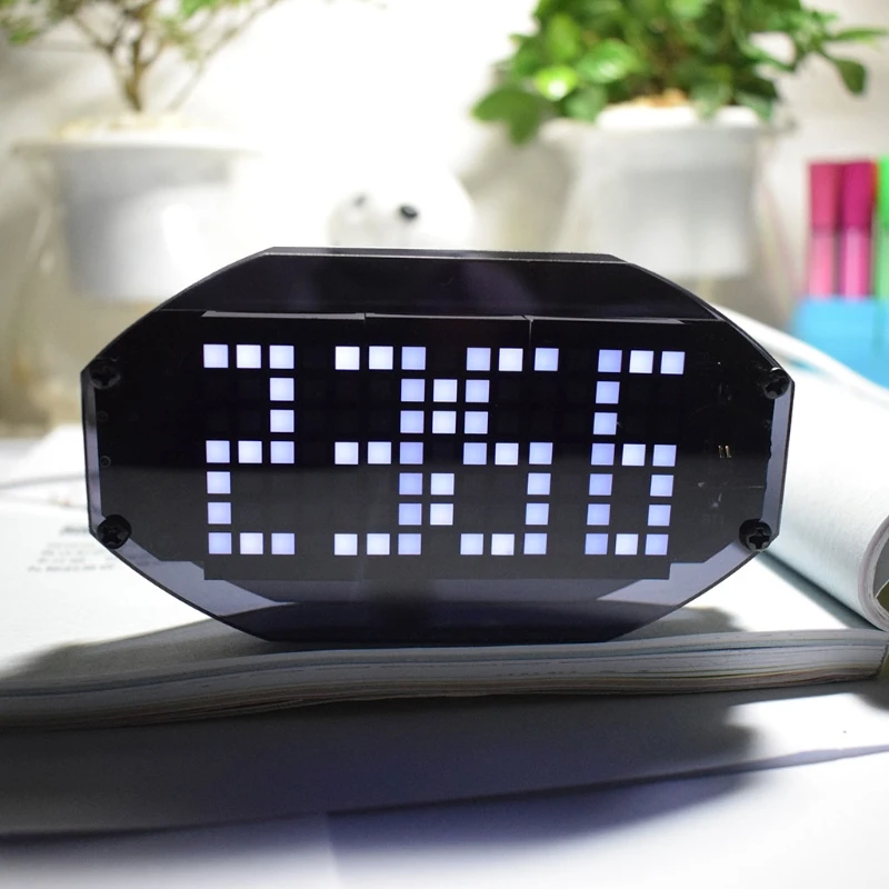 DIY светодиодный настольный термометр, настольные часы, будильник на праздник и день рождения, комплект напоминаний