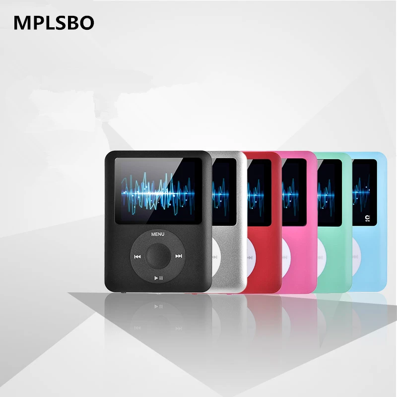 

MPLSBO 6 colors 1.8 inch LCD Screen MP3 MP4 Music Player Metal Housing 16GB 32GB MP4 Player Support E-Book Reading FM Radio