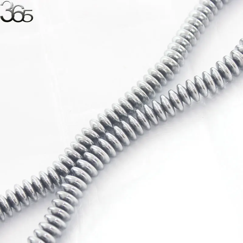 Free Shipping 3x8mm Wholesale Silvery Bronze Rainbow AB Rondelle Hematite Loose Beads 15''|bead lanyard|bead trimbead heaven |