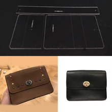 Handmamde женский кошелек акриловый шаблон кожаный узор DIY хобби