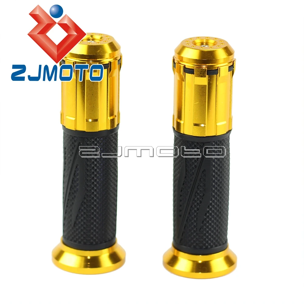Мотоцикл ZJMOTO 7/8 &quot22 мм золото Алюминий универсальный мотоцикл Отопление ручка с