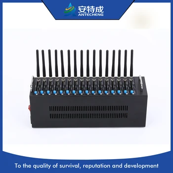 

Antecheng multi sim card gsm modem 16 ports wavecom q2303 bulk sending sms device AT command