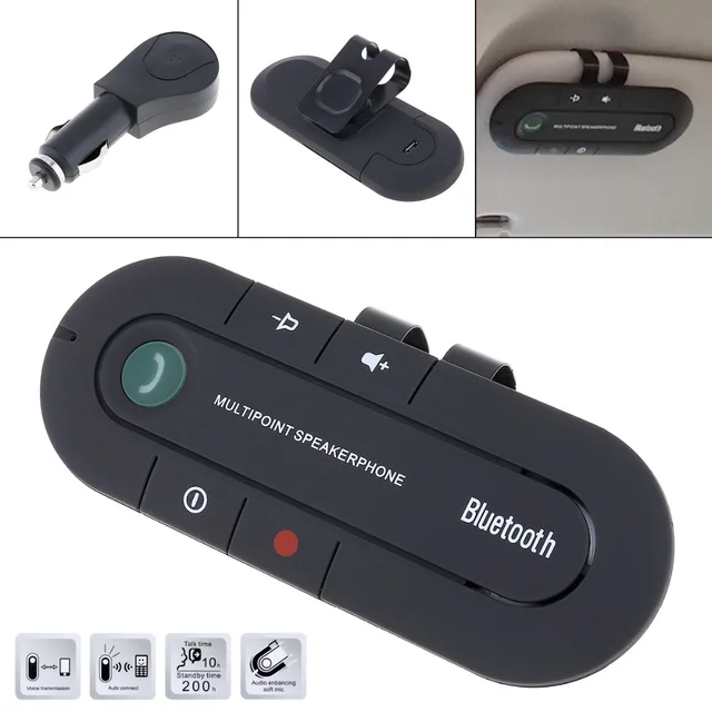 Buy Universal Bluetooth Car Kit Speakerphone Handsfree Wireless Speaker Phone