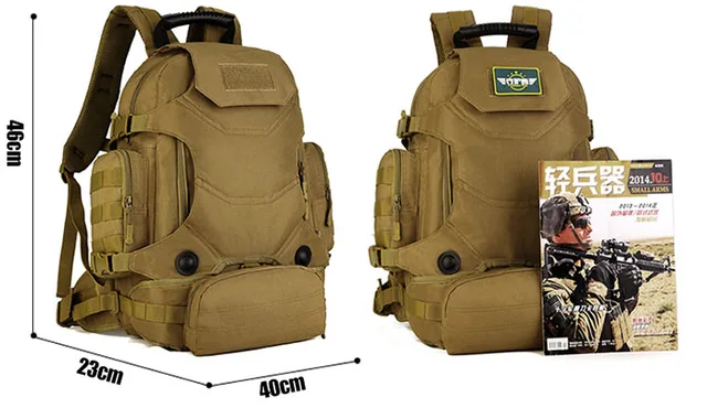 40l Travel Bag Tactical Backpack Camping Military Backpacks Hiking Men's  Outdoor Sports Rucksack Waist Army Camping Bag Xa612wa - Outdoor Bags -  AliExpress