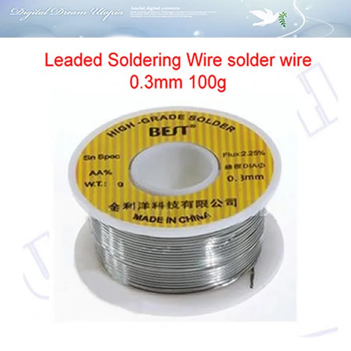 Buy Low melting point Leaded Soldering Wire 0.3mm 100g