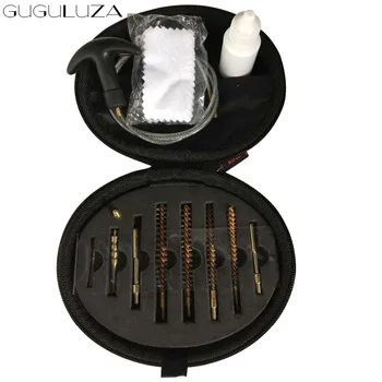 

GUGULUZA NEW Rifle Cleaning Kit With Multiple Brushes Fits Universal Rifles Copper Gun Cleaning Tools Hunting Cleaner for Rifles