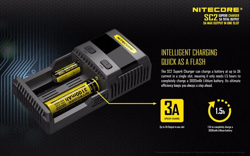Nitecore SC2 3A Speedy charge Superb Charger (8)