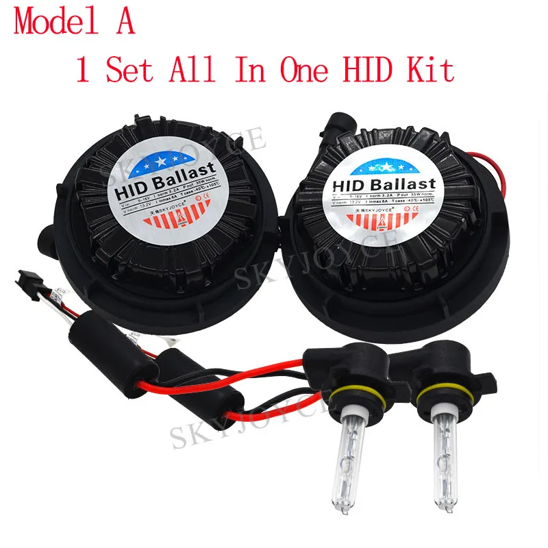 Автомобильная фара SKYJOYCE Xenon Kit 35W 6000K H7 9005 9012 все в одном Ближний/Дальний свет HID для