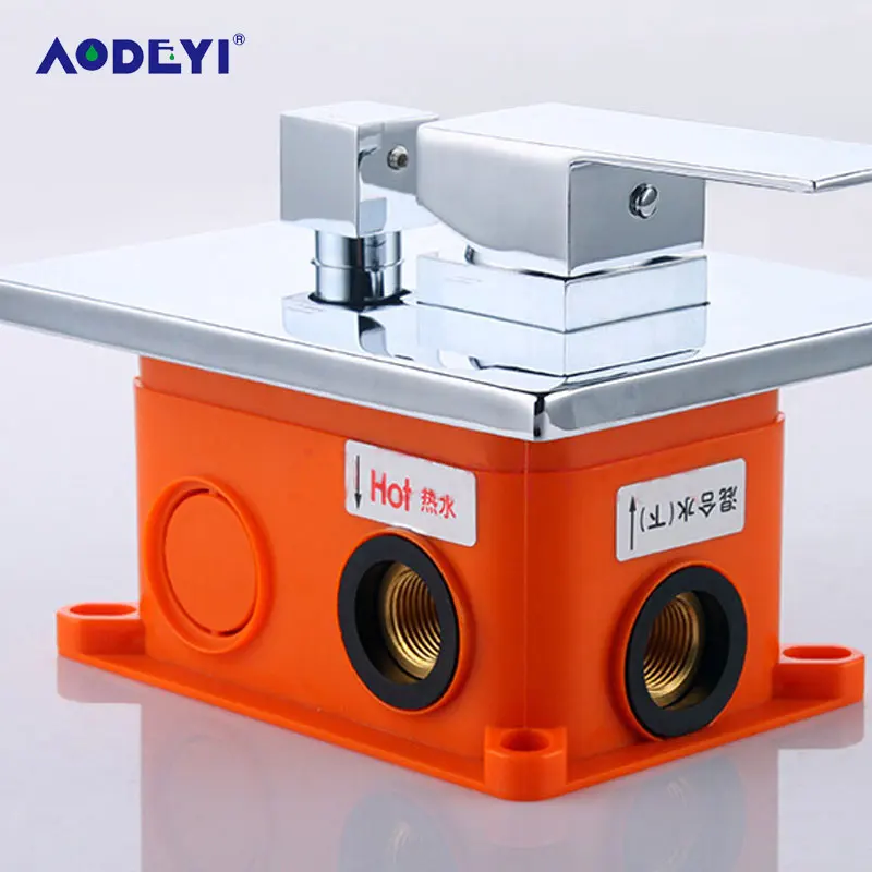 

AODEYI 2 Function Bathroom In Wall Mounted Bath And Shower Covert Actuated In Wall Mounted Mixer Valve For Bathroom Tool