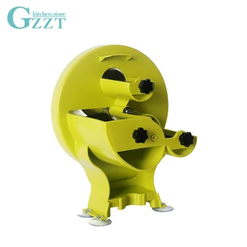 

GZZT Manual Fruits Cutter Commercial/Household Hot Sale Vegetables Multi-function Lemon Slicer 0.8-8MM Thickness with 3 Inlet