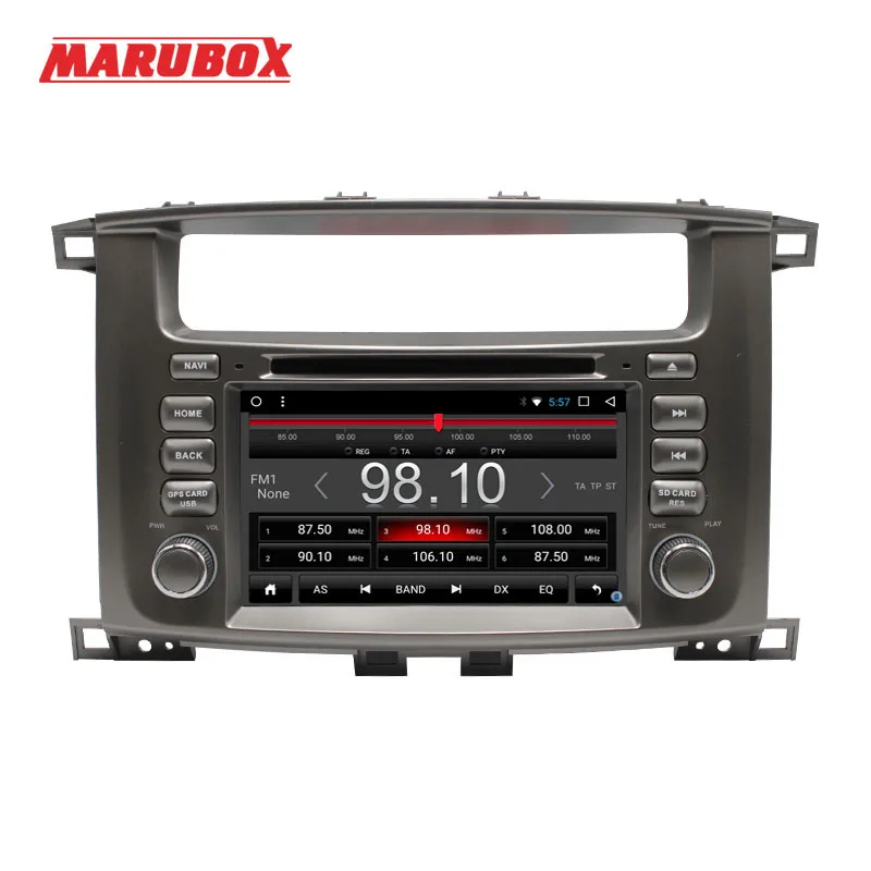 MARUBOX головное устройство 2 Din Android 8,1 для Toyota Land Cruiser 100 2002-2007 gps Navi Стерео Радио автомобильный мультимедийный плеер 7A112DT8