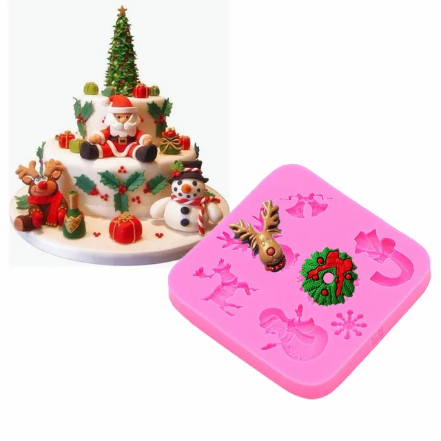 gadgets fondant molds christmas silicone mold ornament candy cane snowman sleigh silicone mold - Candy Sleighs For Christmas gadgets fondant molds christmas silicone mold ornament candy cane snowman sleigh silicone mold - Candy Sleighs For Christmas