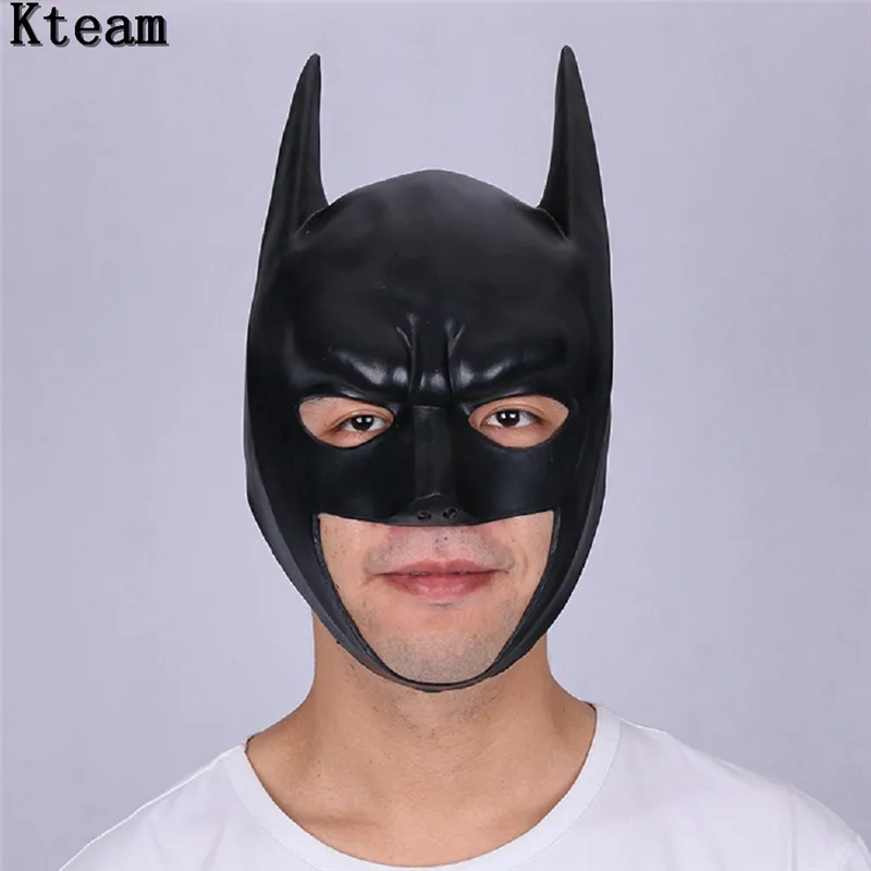 Реалистичная латексная маска Бэтмена на все лицо для Хэллоуина; костюм супергероя; Темный рыцарь; Вечерние Маски из фильма; карнавальный костюм; реквизит для косплея - Цвет: 3