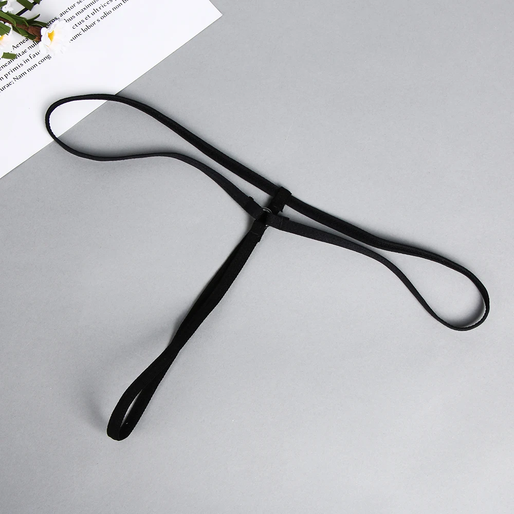 

2019 New Women Low Waist Hollow Sexy G-string Thongs Briefs T-back Cross Bandage Panties Erotic Micro T-back Panties Underwear