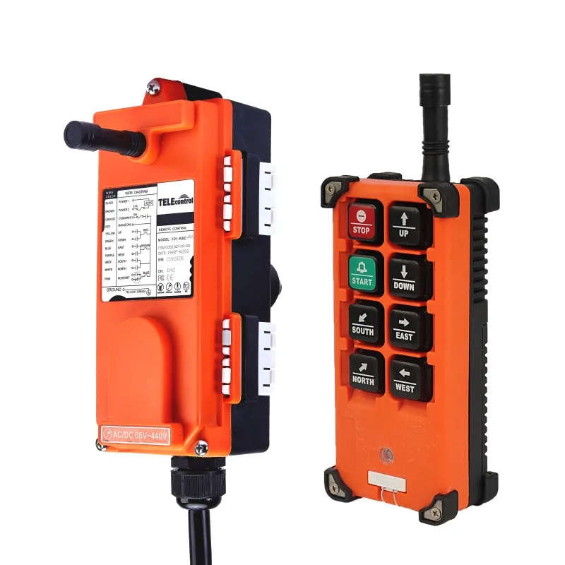 

Industrial Wireless Radio Remote Control UTING F21-E1B for Hoist Crane Remote Controller CE FCC 8 Channels Controller