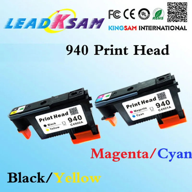 

2PCS Ink cartridge compatible for hp940 printhead for 940 print head C4901A C4900A Officejet Pro 8000 8500