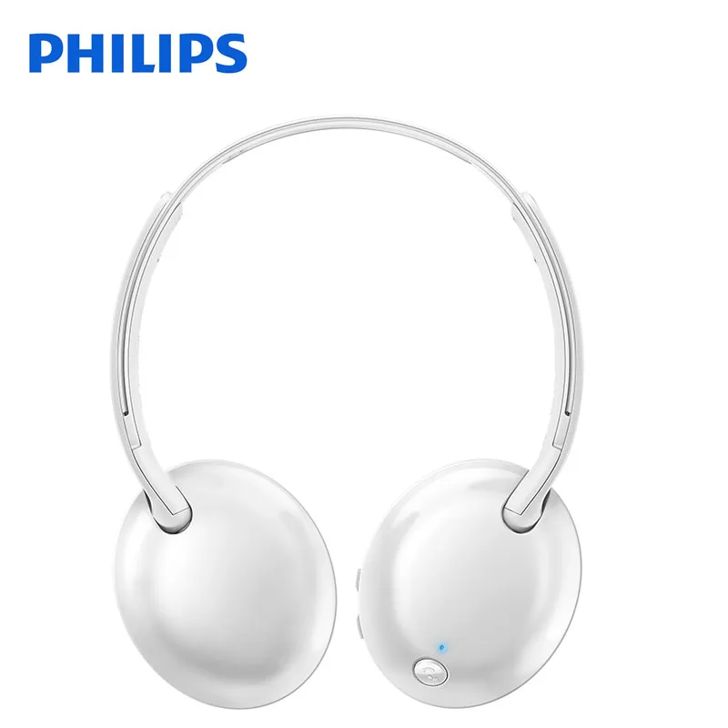 Philips Беспроводной гарнитура SHB4405 с Bluetooth 4.1 литий-полимерный объем Управление для Samsung Galaxy Note 8 официальный Тесты - Цвет: SHB4405-White