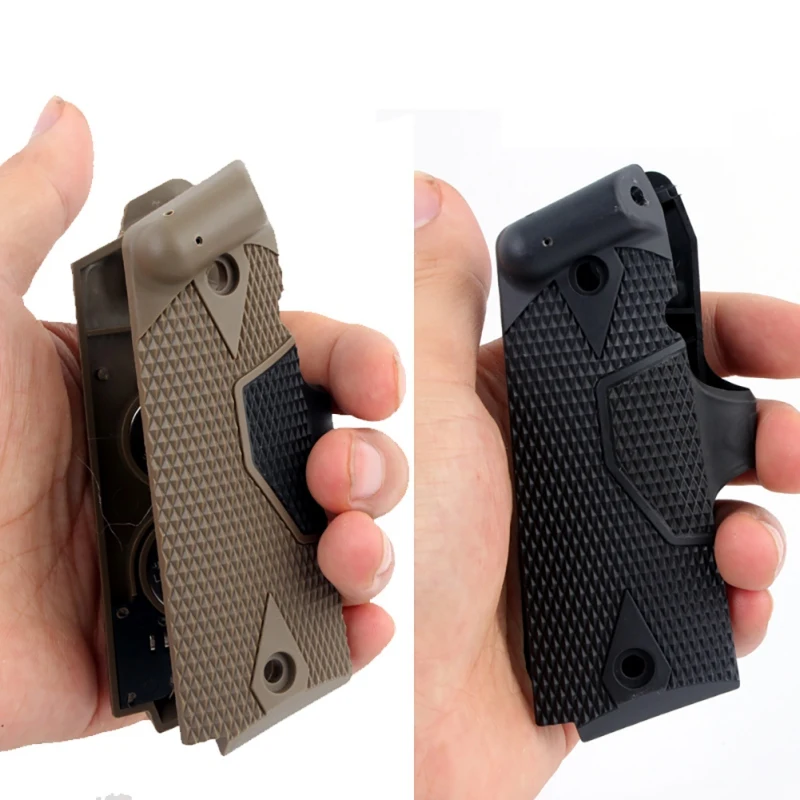 

Outdoor Hunting Accessories 1911 Handle grip red laser sight Silver back Tactical Red Dot Laser Sight Laser Grip For Handgun