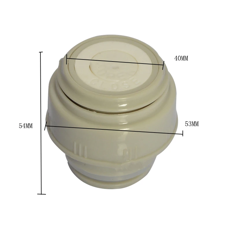 4.5cm white-grey Уличная дорожная чашка фляга с крышкой термос Аксессуары 4,5/5,2 см термос Крышка вакуумный Flsak крышка пластиковая Термокружка - Цвет: 4.5cm white-grey