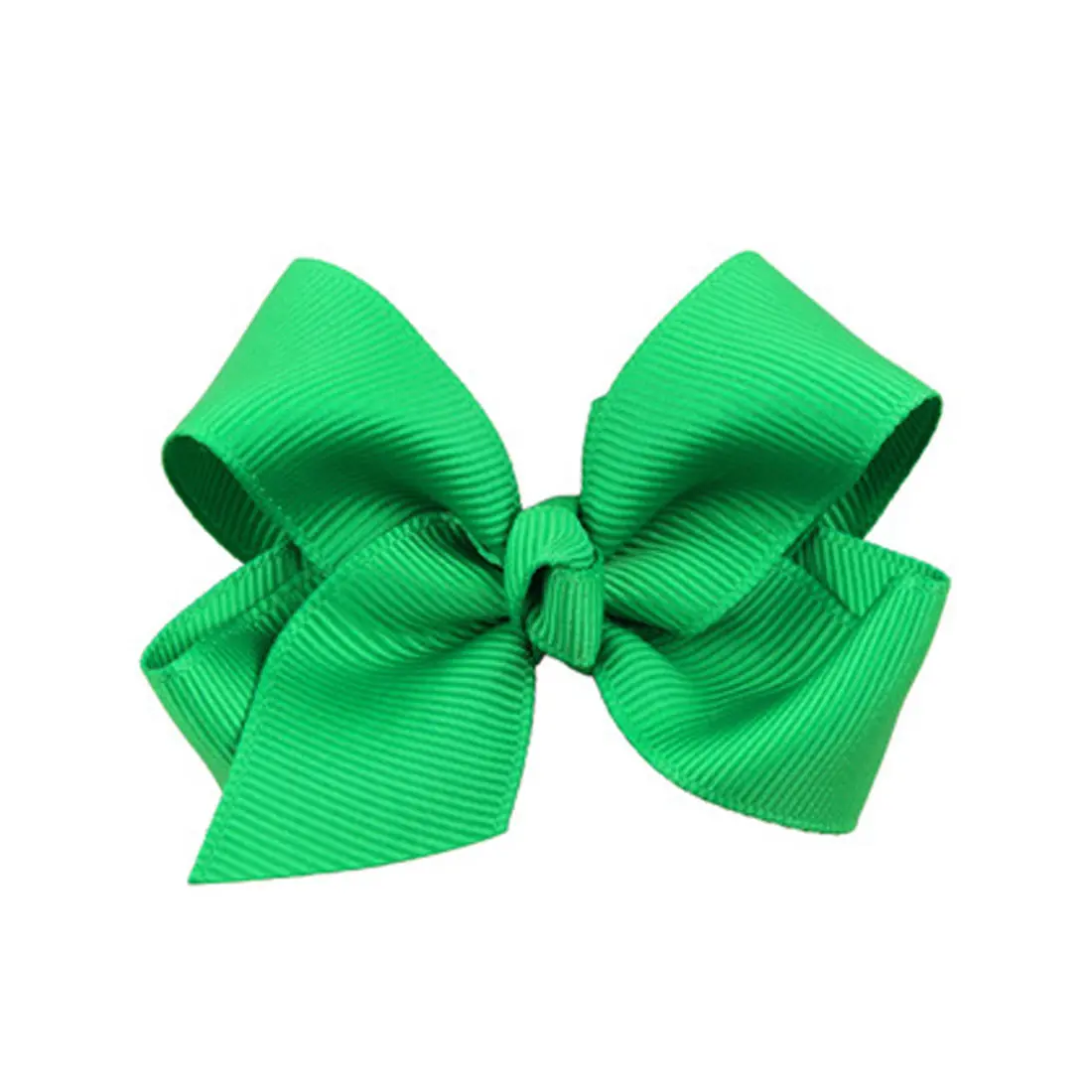 1 Pcs Kids Lovely Sweet Candy Barrettes Bowknots Kids Solid Color Ribbon Hair Clips Bows Baby Cute Hair Accessories
