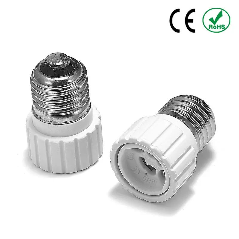 E27 to GU10 Adapter E26 to GU10 Power Adapter Lamp Holder Converter
