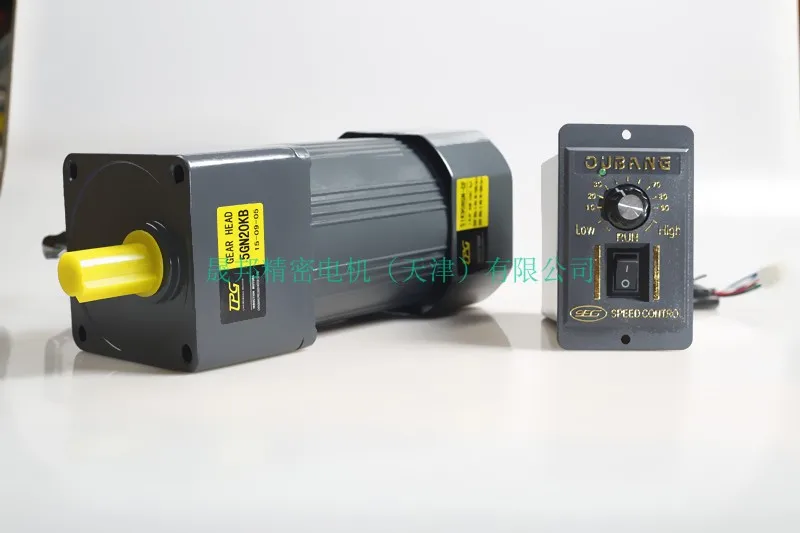 90 W 220 V редукторный переменного тока мотор скорости/мотор-редуктор 5IK90RGN-CF мотор