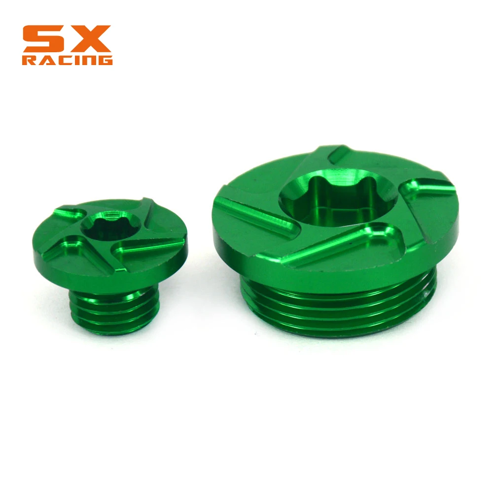 

Motorbike CNC Green Engine Timing Plugs Screw Bolts For KAWASAKI KX250F KXF250 2004-2010 SUZUKI RMZ250 RMZ 250 2004 2005 2006