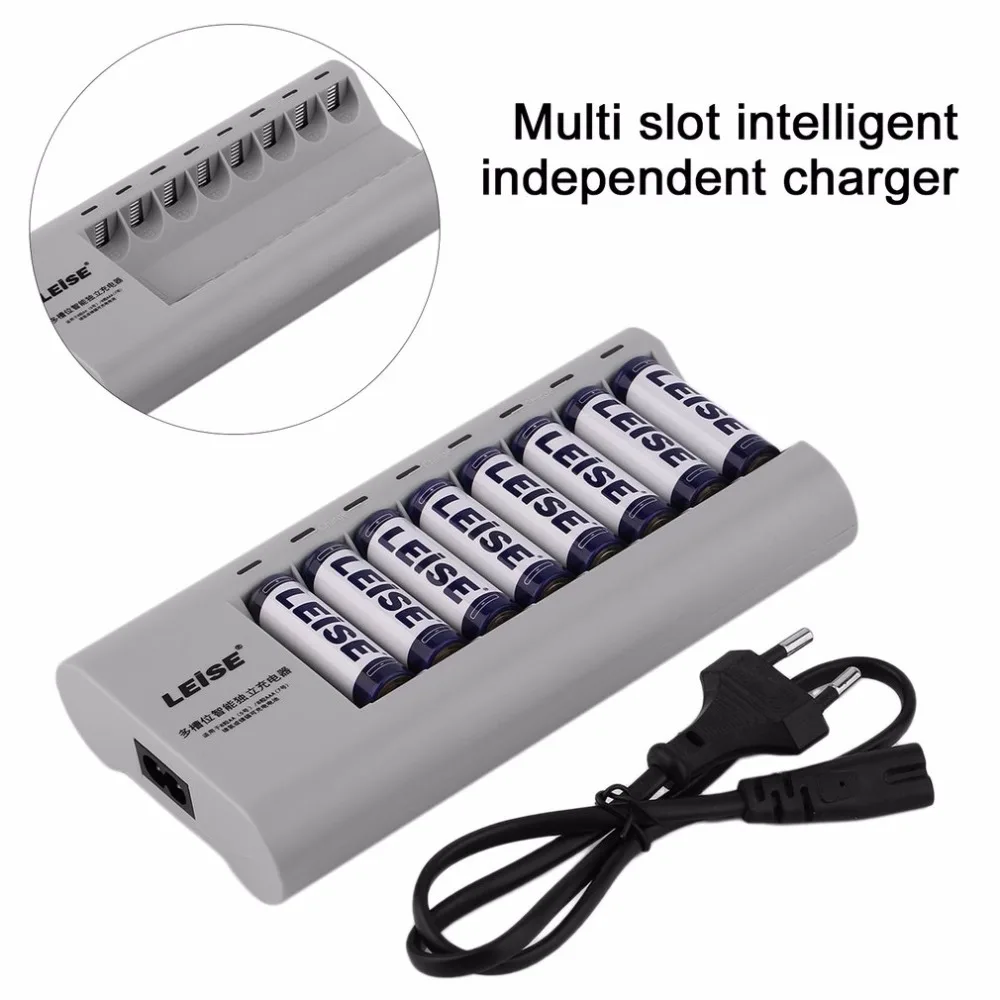 Buy Leise 8PC 2700mAh Batteries AA Rechargeable Battery Multi slot Smart AA AAA