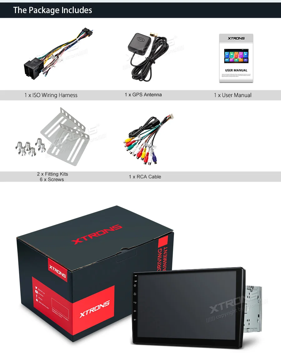 Best 10.1" Android 8.1 Oreo OS Double Din Car DVD Multimedia Two Din Car Navigation GPS 2 Din Car Radio with 2.5D Curved Screen 26