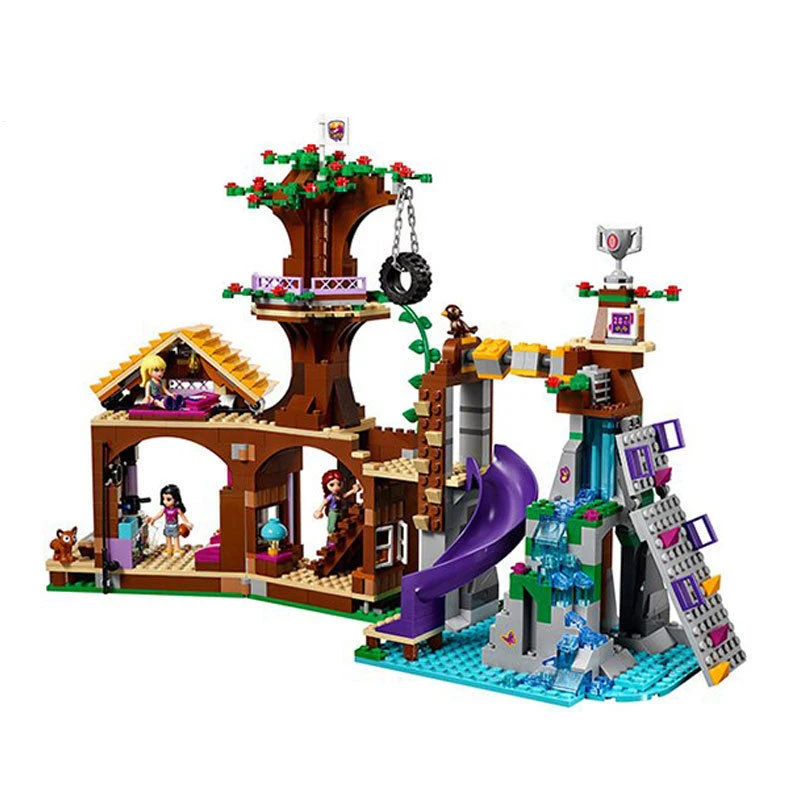 

BELA 10497 Adventure Camp Tree House Model City 3D Friends Building Blocks Educational Toys for Children Gift 41122 Legoings