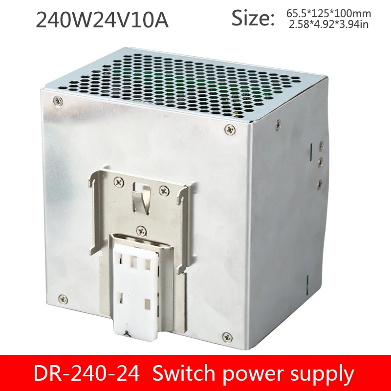 Импульсный источник питания DR-240-24 24V10A/12v20a трансформатор промышленного класса Din рейка монтажный Мощный светодиодный рекламный