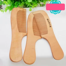 1Pcs Safety Soft Wooden NewBorn Baby Hair Brush Set Infant Comb Grooming Shower Design