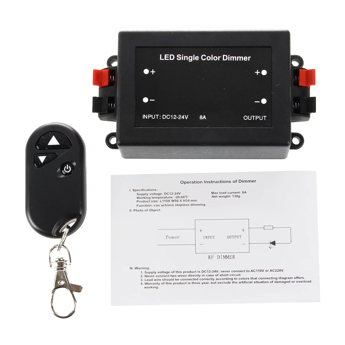 Dimmers sem fio 12 v Tipo de Item : Regulador de luz
