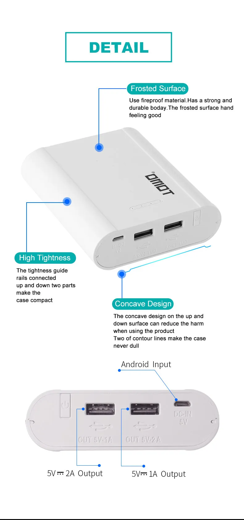 2019 Tomo P4 Battery Charger 4 Slot 3.7V 18650 Battery Chargers Dual USB Portable Batery Charger DIY Powerbank Box Drop Shipping (3)
