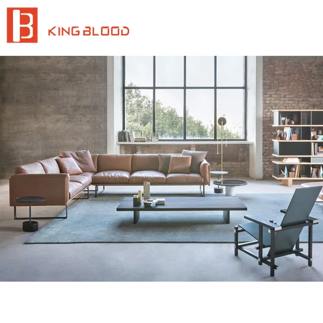 Latest Italy Natuzzi Living Room Na Leather Corner Sectional Sofa Latest Italy Natuzzi Living Room Na Leather Corner Sectional Sofa