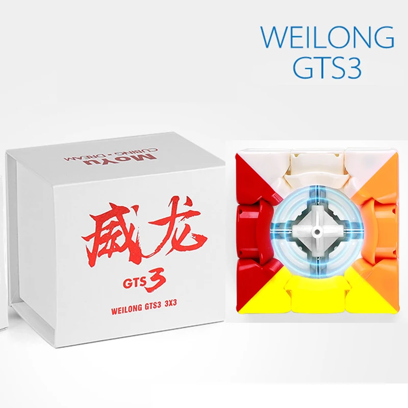 

Moyu Weilong GTS3 3x3x3 Magic Cube Puzzle WeilongGTS V3 Speed Cube GTS 3 Not Magnetic Cubo Magico Professional Toys For Children